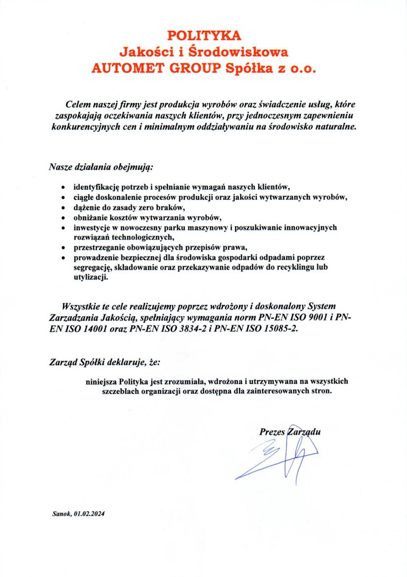 2024 QMS Policy